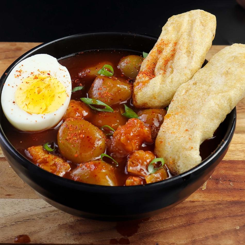 

IDRr8R2--KOREAREA X WARUNG MARENTA Bakso Aci Gochujang (150gr) Boci Bakso aci