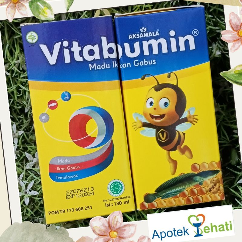 

Vitabumin 130 mL Madu Ikan Gabus Untuk Kesehatan Anak