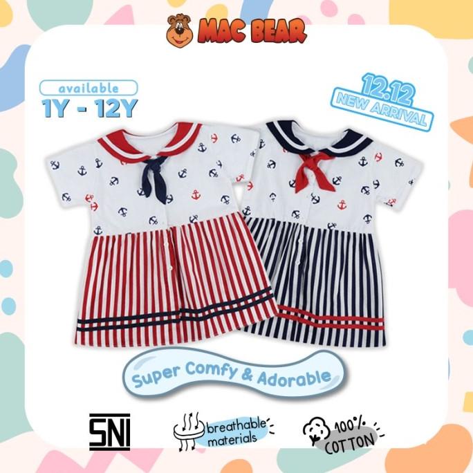 MacBee Dress Anak Perempuan Sailor Marina 6 bulan - 6 tahun