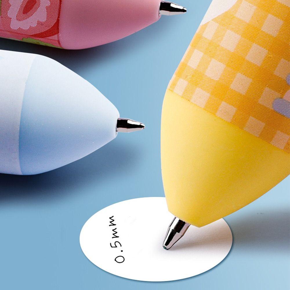 Nanas 2pcs Bolpoin Warna Warni Refill Alat Tulis Belajar Perlengkapan Kantor Alat Tulis Press Type Gel Bolpen