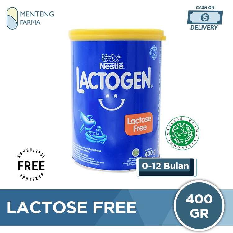 Lactogen Lactose Free 400 Gr - Susu Formula Bayi Bebas Laktosa