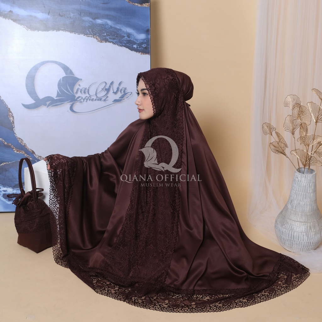 Mukena Dewasa Silky Daily Qiana 2in1 Series Fatimah