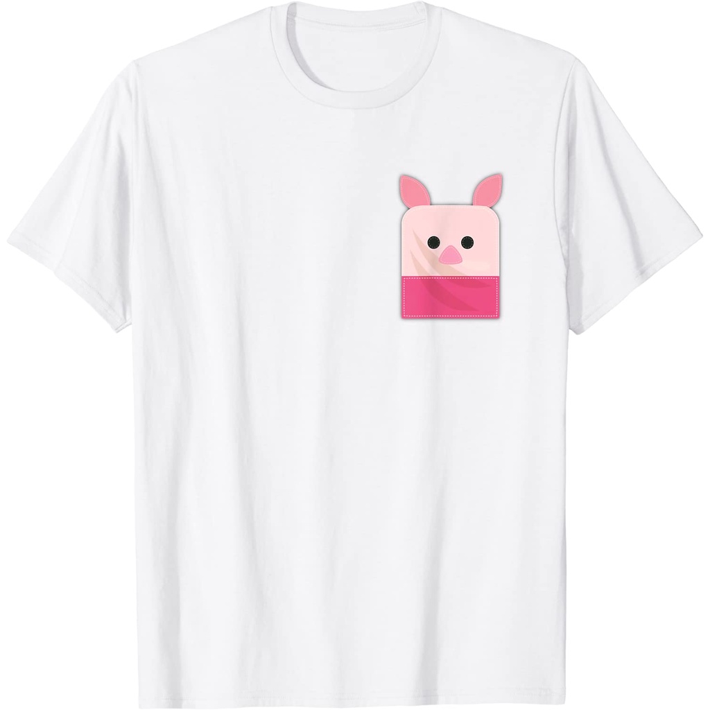 Kaos Anak Disney Winnie the Pooh Piglet Small Block Character Pocket