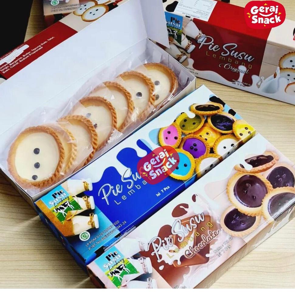 

10.10 Brand Pie Susu Lembang Premium 1 Box isi 7 Pcs Oleh Oleh Khas Bandung Best Seller grosir