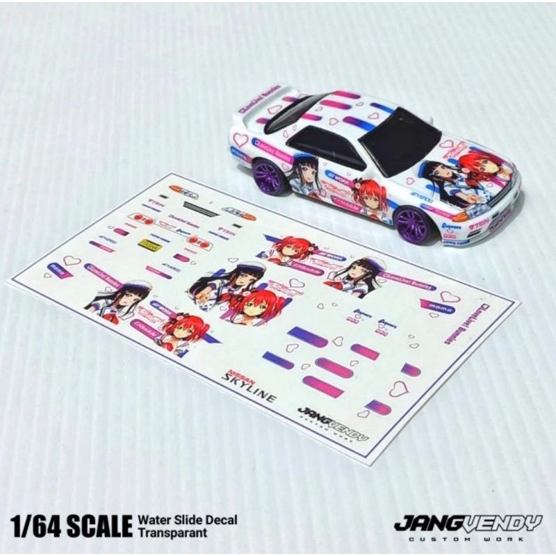 Decal Hotwheels Nissan GT-R R32 ITASHA