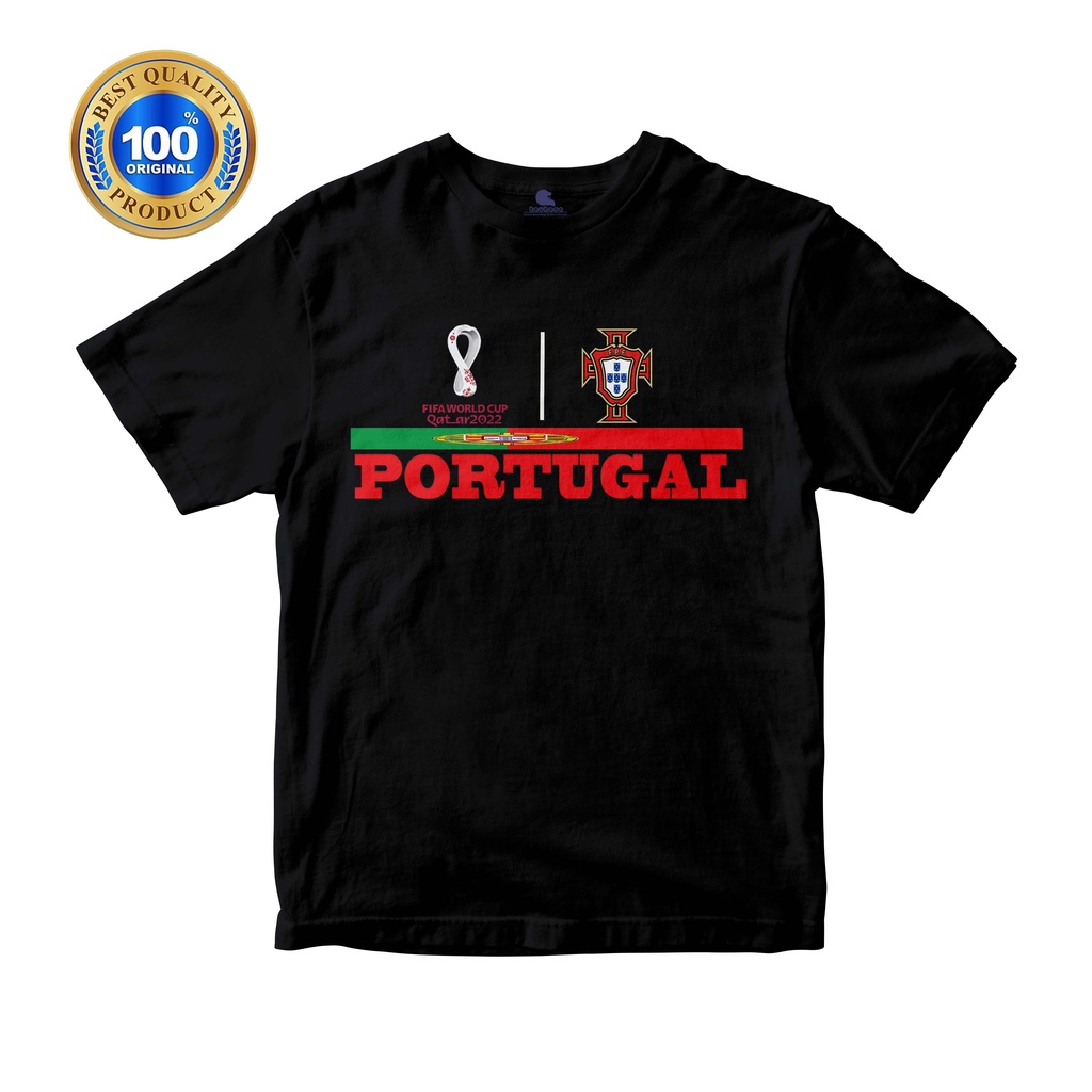 KAOS ANAK DAN DEWASA SPESIAL PIALA DUNIA PORTUGAL BAHAN COTTUN