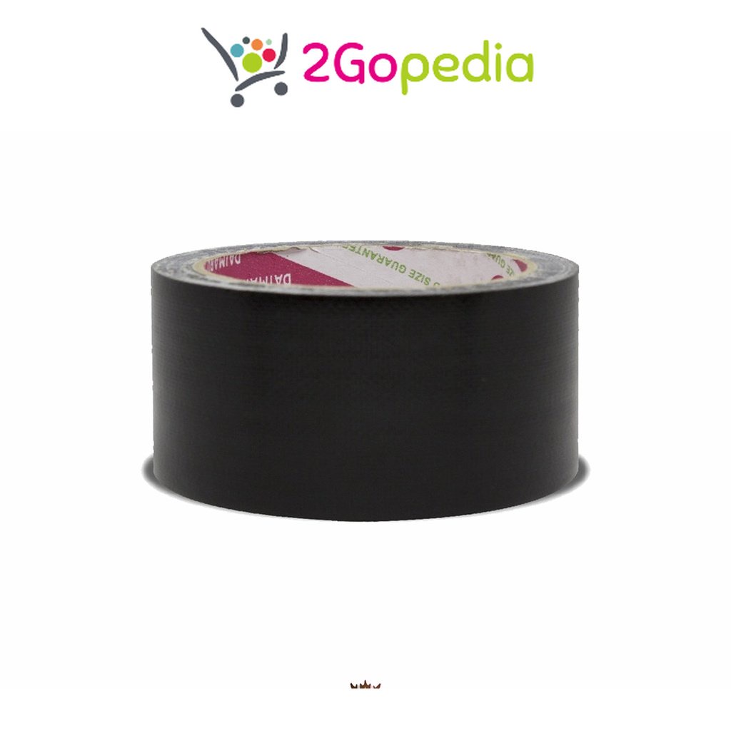 

Daimaru - Cloth Tape Lakban Kain Warna Hitam 48 mm x 12 meter - Solasi solatip isolasi Atk Murah Original Grosir Murah Atk