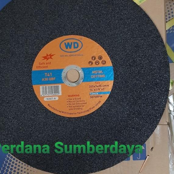Batu Potong Besar WD 14"x 3mm / WD Cutting 14 In