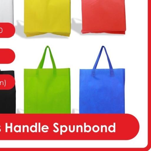 

GOODIE BAG SPUNBOND HANDLE LUSINAN 30x40 /Kantong Belanja Murah/ Cream