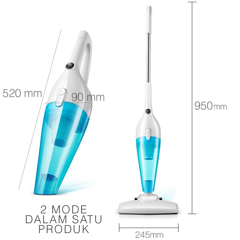 Vacuum Cleaner Stick kuat Multifungsi 2 in 1 VS536 - Alat Penyedot Debu Low Watt 2 Mode Dan 2 Cara Pemakaian Simple