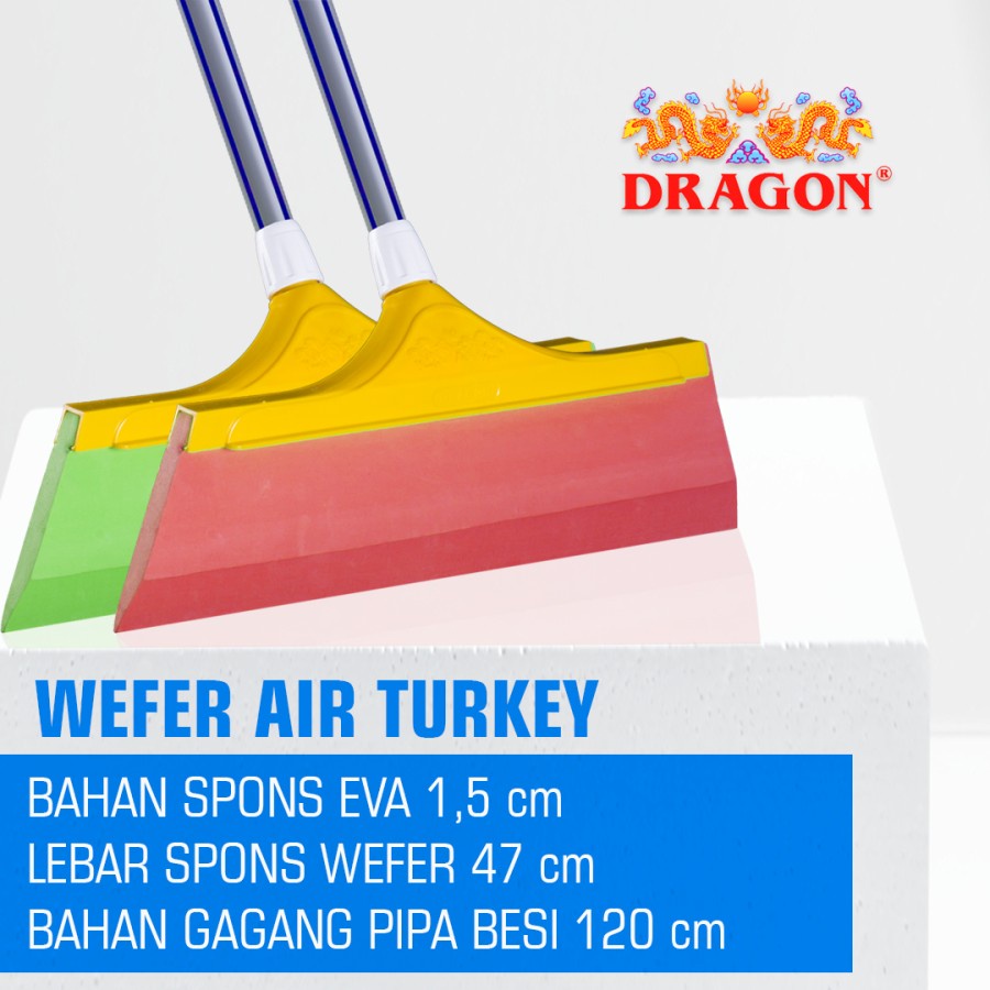 Karet air dragon wa 079 - pel dorong bahan karet - dorongan air gagang