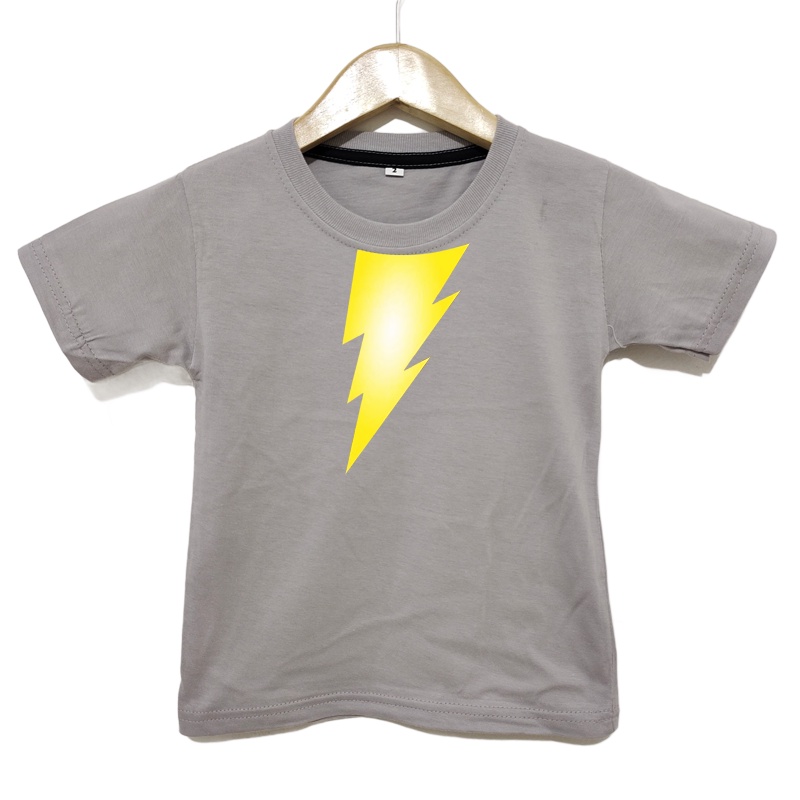 Kaos Anak Shazam Black Adam 6 Warna