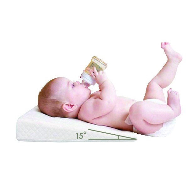 ALPHAJOY SLOPE BABY PILLOW WITH ORGANIC CASE