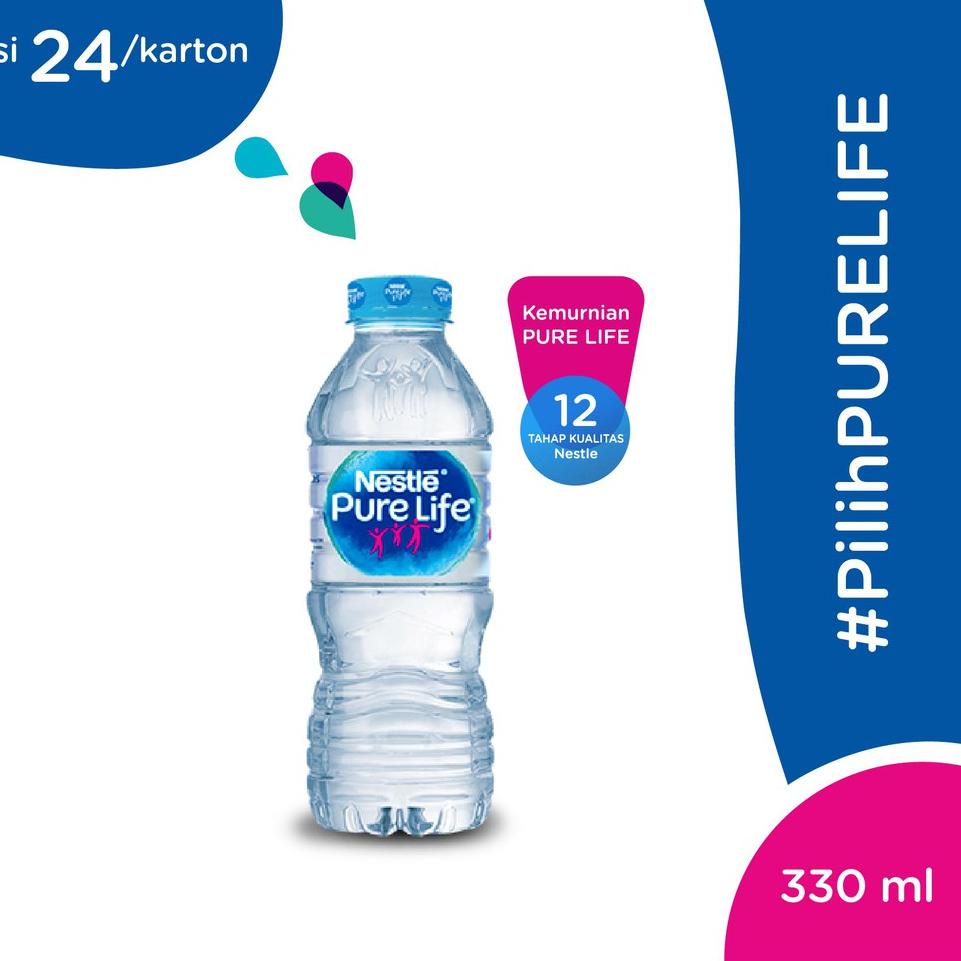 

10.10 Promo Brand Air Mineral Nestle Pure Life 330mL - [PAKET ISI 24] buruan