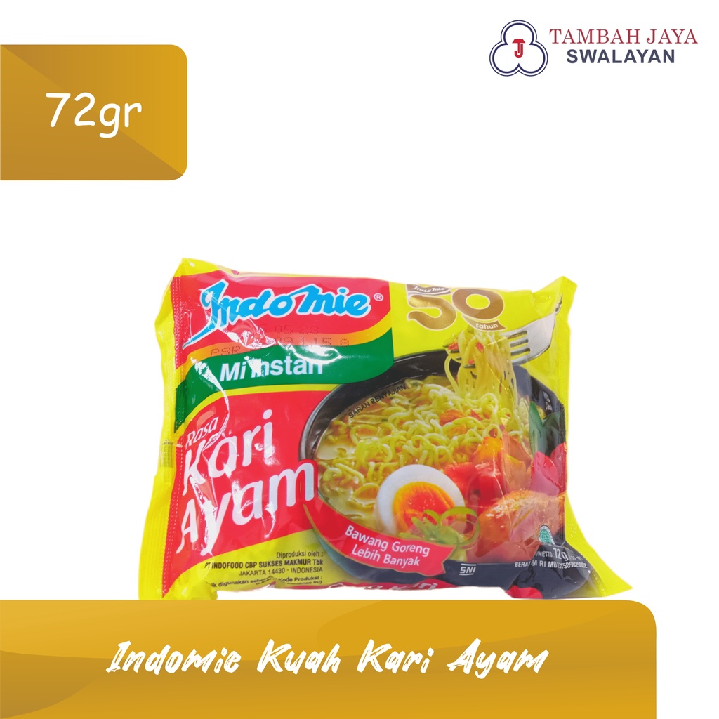 

Indomie Mie Kuah Rasa Kari Ayam [72gr]