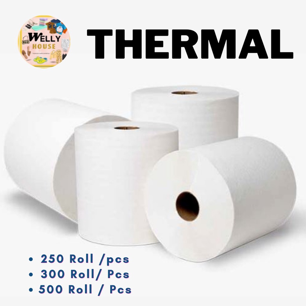 

Kertas Thermal 100mm X 150 mm / Label Thermal Bercode 100mm X 150 mm / Kertas Thermal Ukuran 100 x 150 mm Isi 250 / Kertas Thermal Isi 300 / Kertas Thermal Isi 500 psc Per Roll