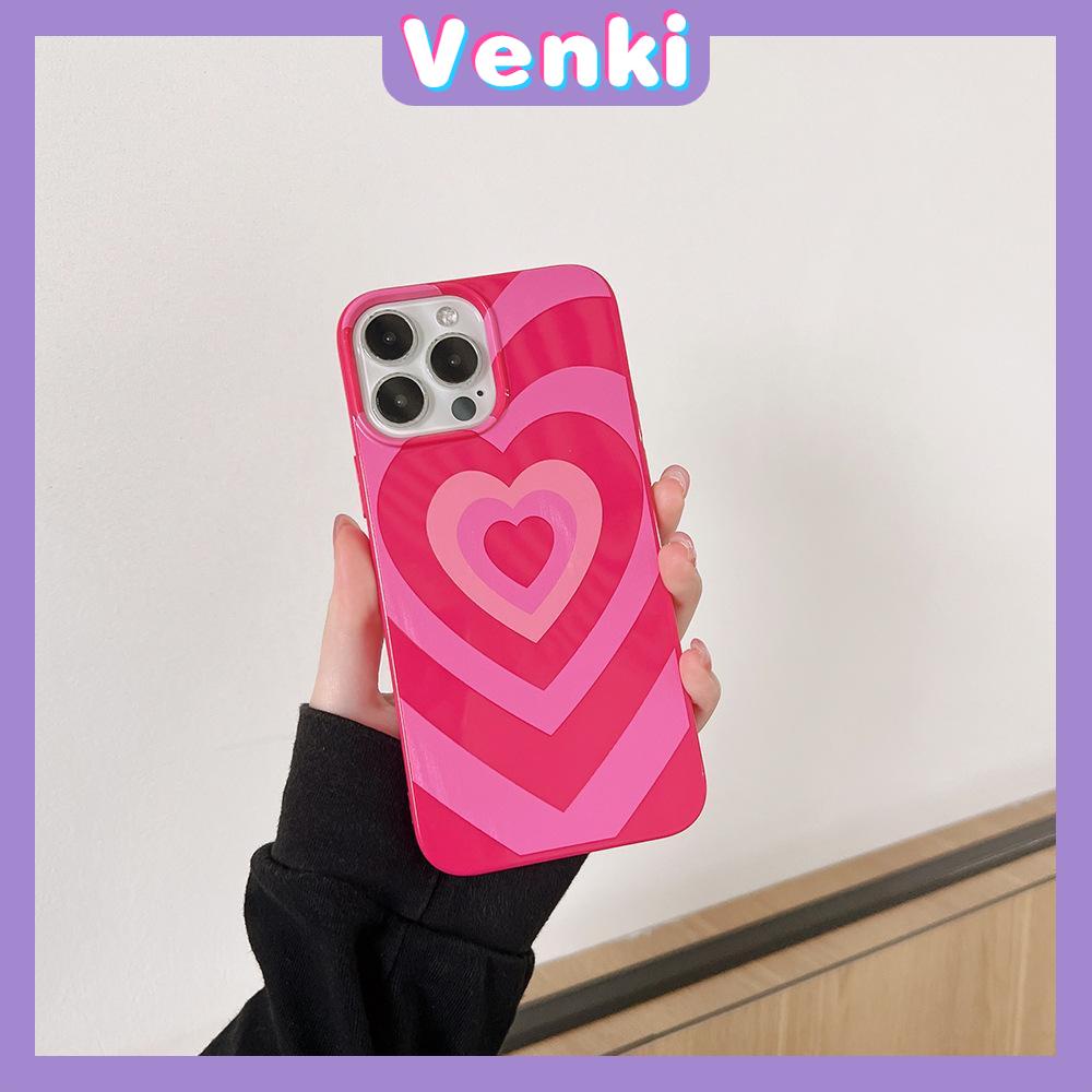 iPhone Case For 14 Series TPU Soft Case Glossy Pink Candy Case Camera Protection Shockproof Love Circle For iPhone 14 13 12 11 Plus Pro Max 7 Plus X XR