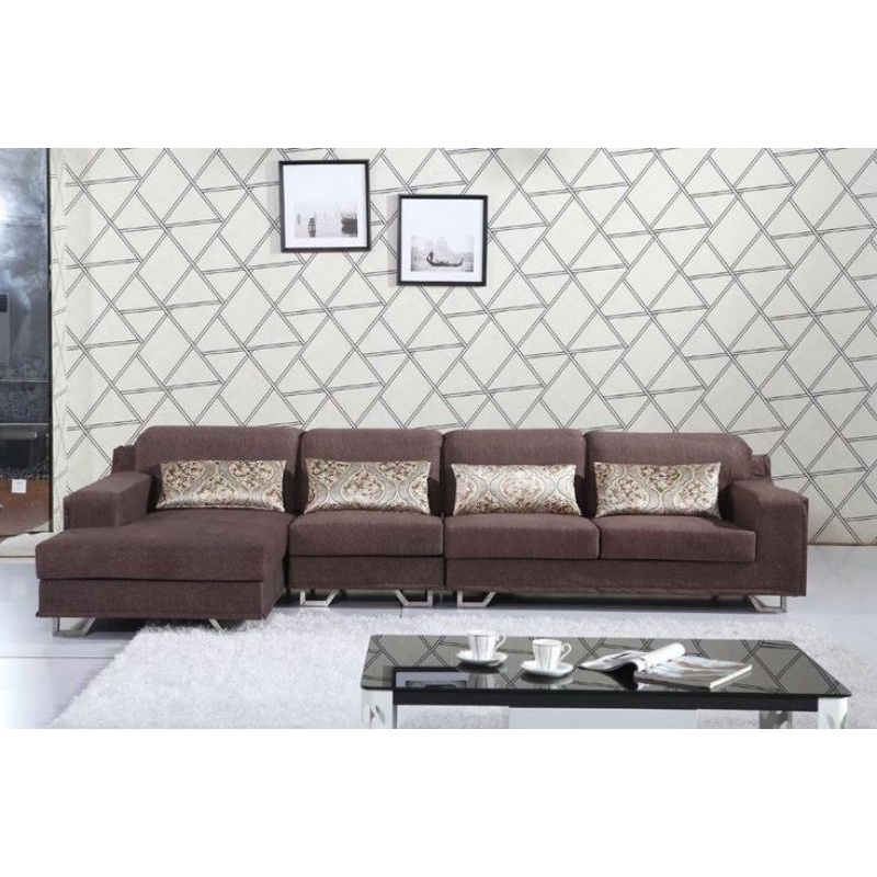 Sofa ruang tamu model L minimalis