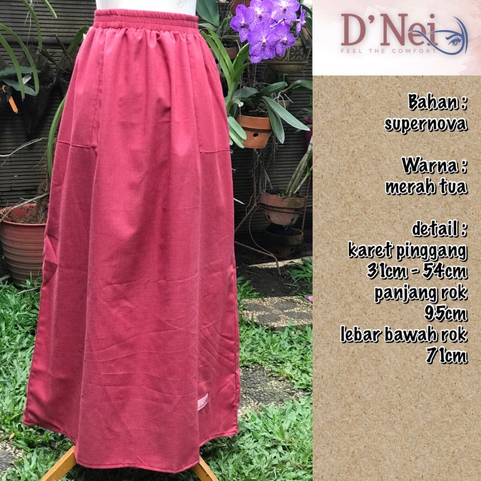 Rok Harian Santri Gontor - merah tua