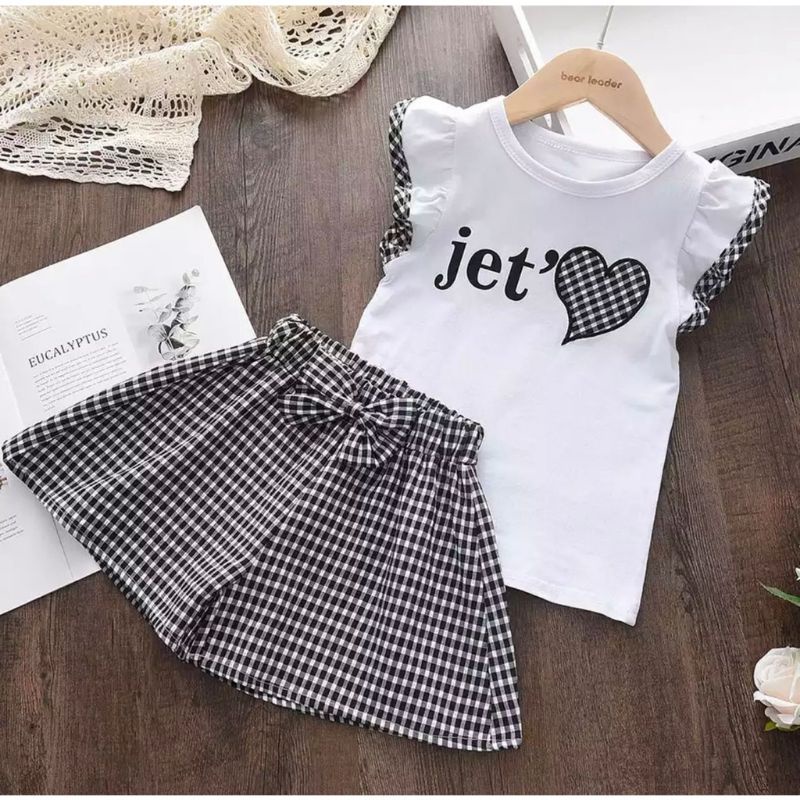 Setelan anak perempuan motif love 1-5 tahun baju anak perempuan pakaian anak perempuan setelan anak perrmpuan