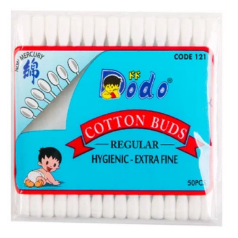 [BAYI KUNING SMALL TIP | ANAK &amp; DEWASA BIRU] [COTTON BUD] Dodo Cotton Bud Buds Swab Korek Kuping Pembersih Telinga Bayi Isi 20 | 50 | 100 | 150