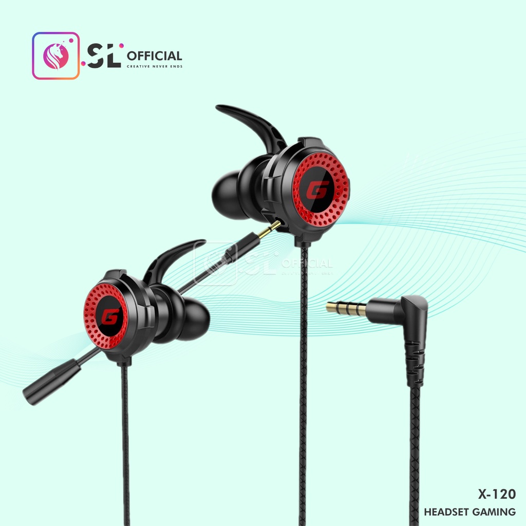 Headset Gaming Dual Microphone Megabass