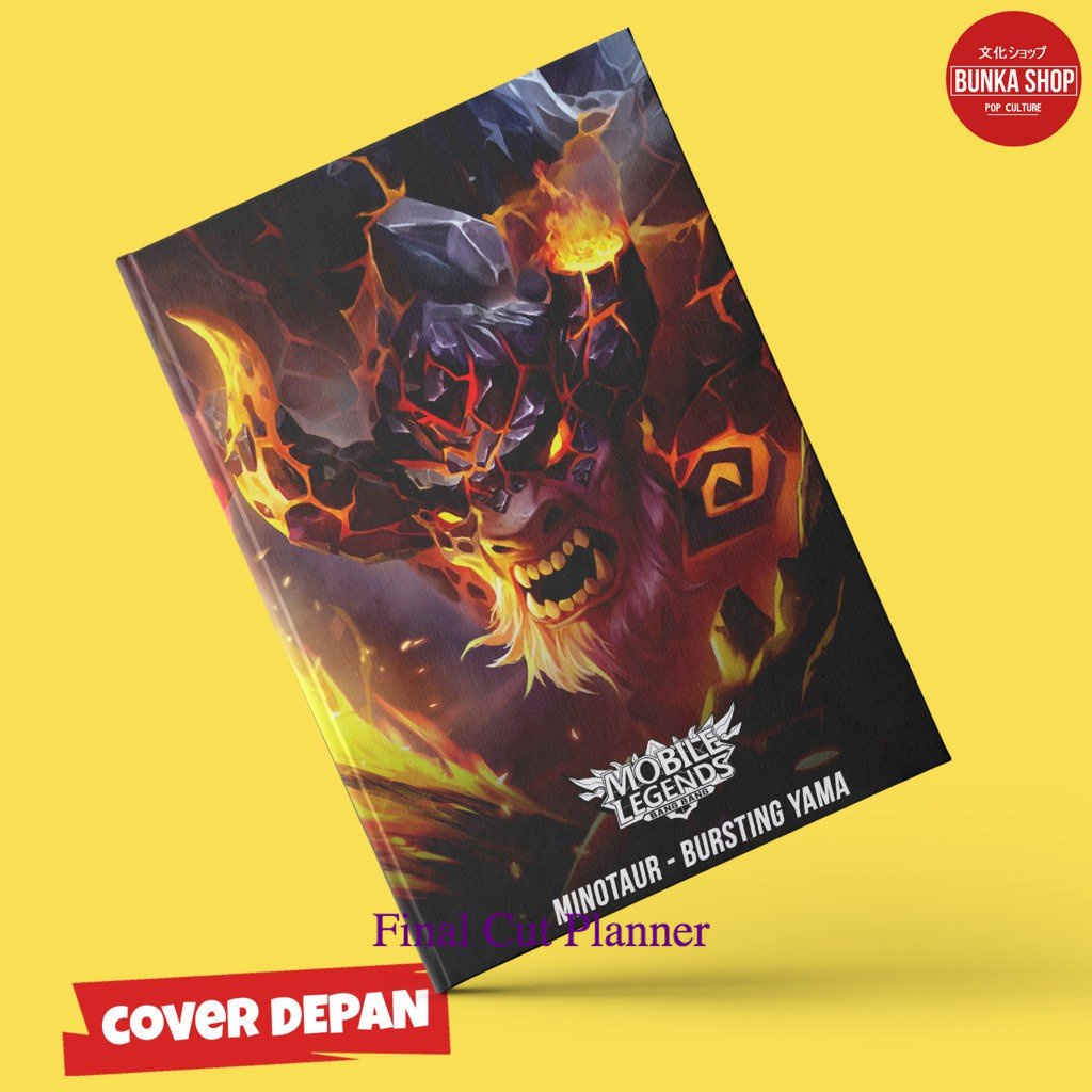 

Note Book Game Mobile Legends Minotaur Busting Yama Hardcover A5 Buku Tulis Catatan Murah .