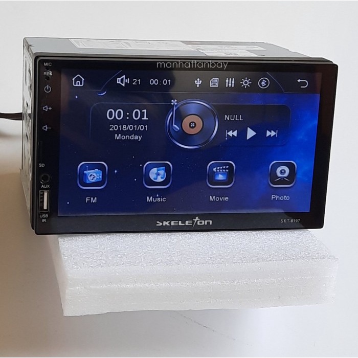 Full Touch Panel 7" Double Din Head Unit Universal Skeleton SKT-8197