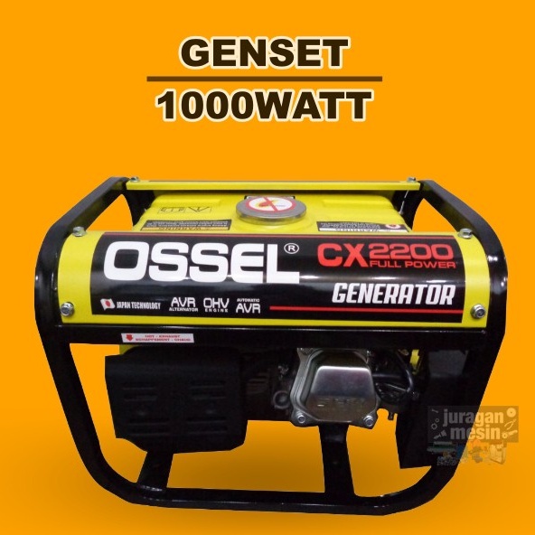 GENSET RX 2200 OSSEL GENSET 1000WATT GENSET 1000  WATT GENERATOR 1000 WATT
