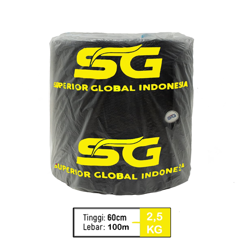 

Bubble Wrap 60cm x 100m - 2,5Kg Hitam