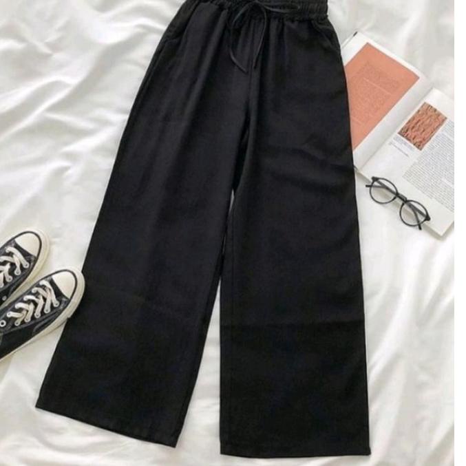 Terlaris Celana Kulot Rayon Wanita Ukuran Standart~Jumbo Premium First Hand