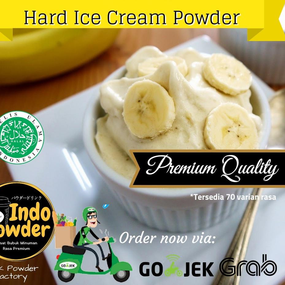 

✨Grosir✨ Bubuk Ice Cream rasa Banana 1Kg - Bubuk es Krim rasa Banana 1Kg buruan