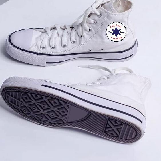 ㅈ SEPATU SNEAKERS CONVERSE ALLSTAR HIGH BOOT TINGGI PUTIH GRADE ORIGINAL ト