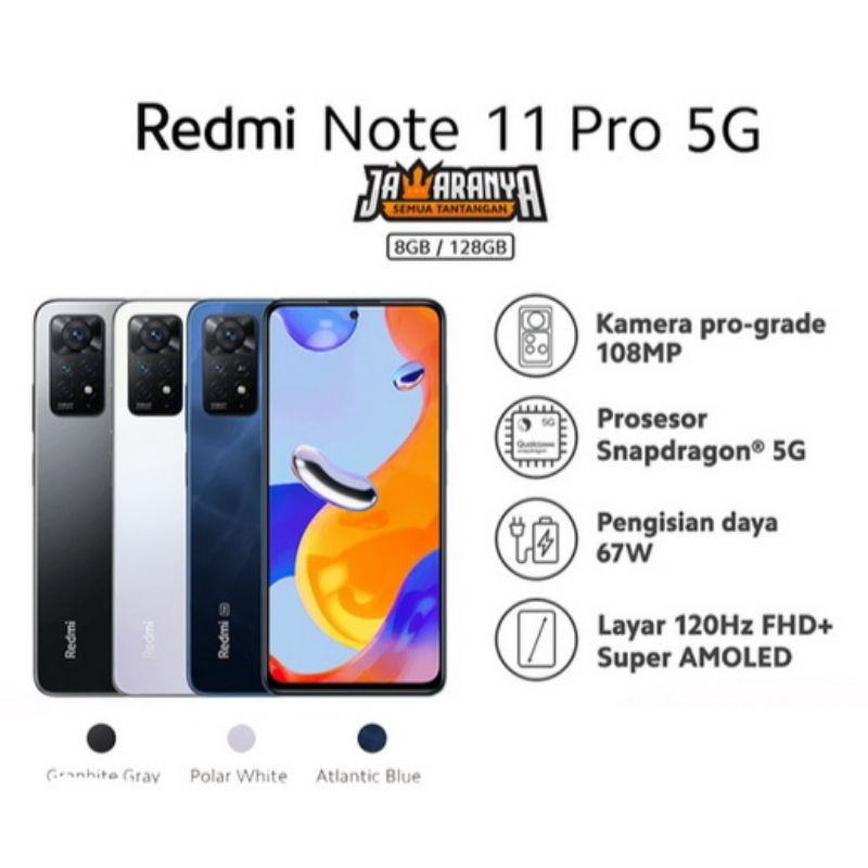 XIAOMI REDMI NOTE 11 PRO 5G  8/128 GB