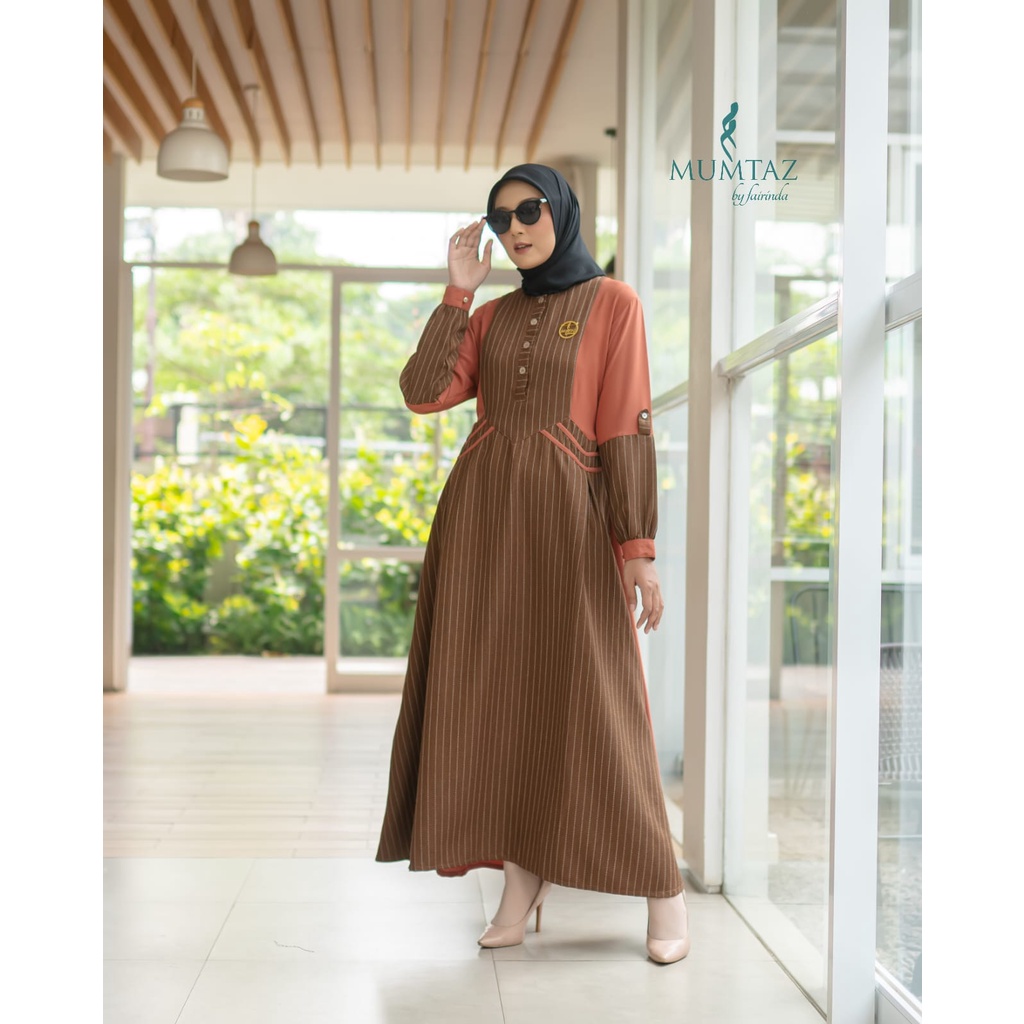 SHANUM ADHA DRESS ITYCREPE ORI BY MUMTAZ VIOLA GAMIS WANITA MEWAH FASHION MUSLIMAH CASUAL