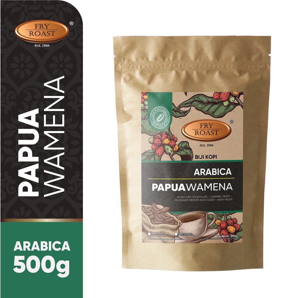 

KOPI ARABIKA PAPUA WAMENA 500 GRAM BIJI/BUBUK