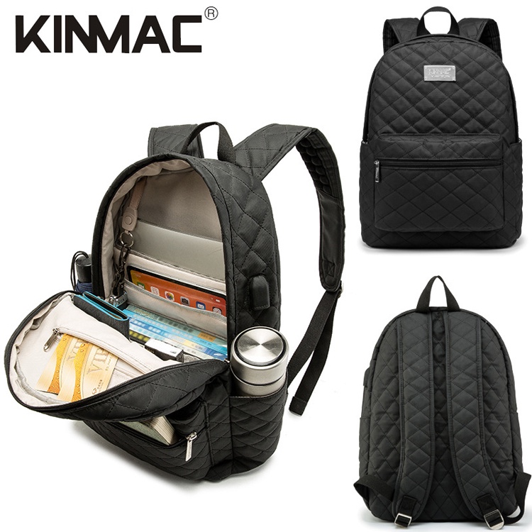 KINMAC ARGYLE Diamond BACKPACK Ransel Tas Laptop Kerja Tas Sekolah Waterproof