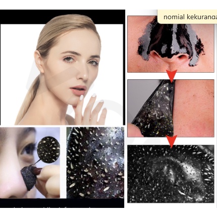 VEZE BLACKHEAD Removal Clean Activated Charcoal Mask Masker Hitam Komedo LS