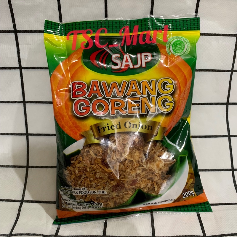 

SAJP Bawang goreng 200gr / sajp fried Onion / SAJP / Bawang / goreng / fried / Onion