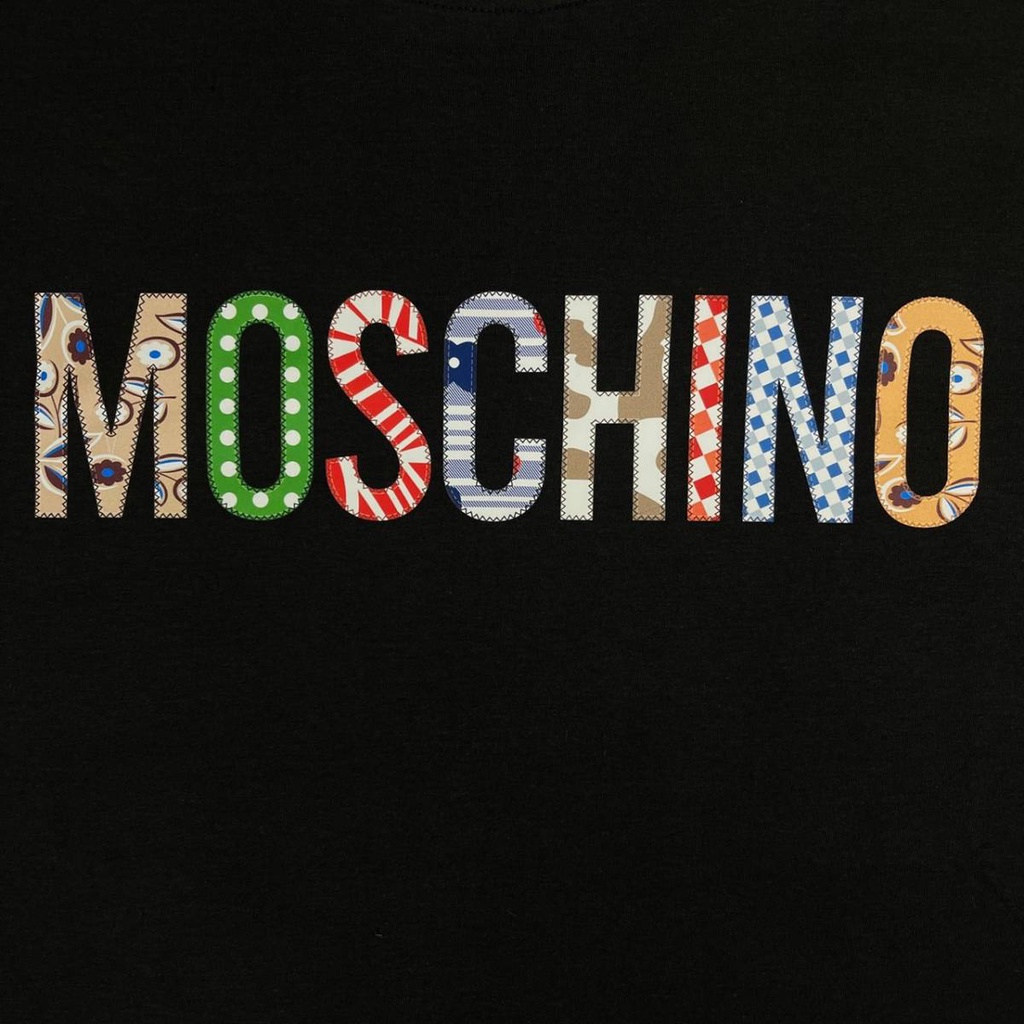 KAOS TSHIRT MOSCHINO LENGAN PENDEK MIRROR FULLTAG