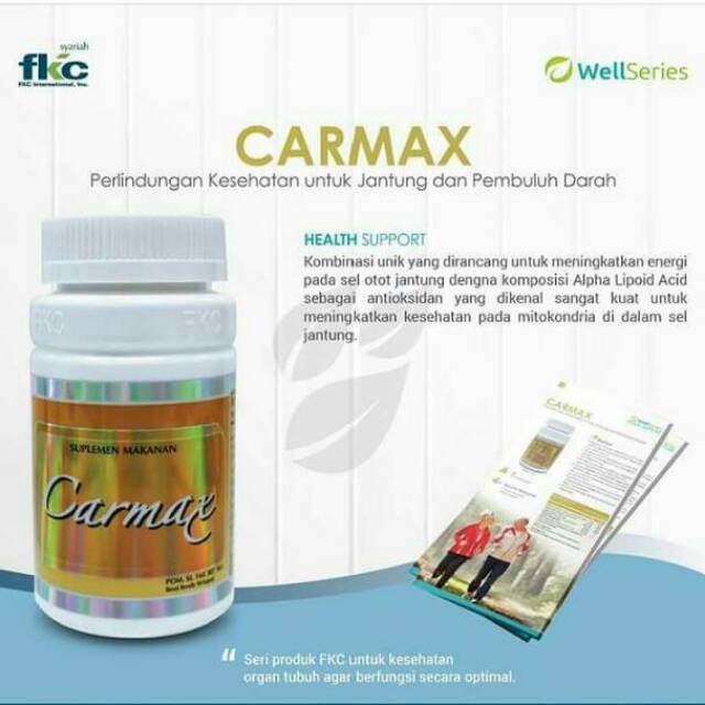 Carmax / Cardiomax FKC - Menyehatkan dan Memperkuat Jantung - PRODUK ASLI - Legal - HALAL - Best Pri