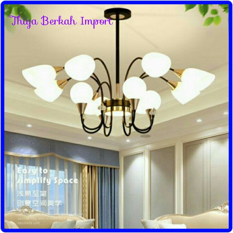 Berkah Import Postmodern Minimalis Ruang Tamu Lampu Gantung Kreatif Eropa Kamar Tidur Lampu Lampu Su