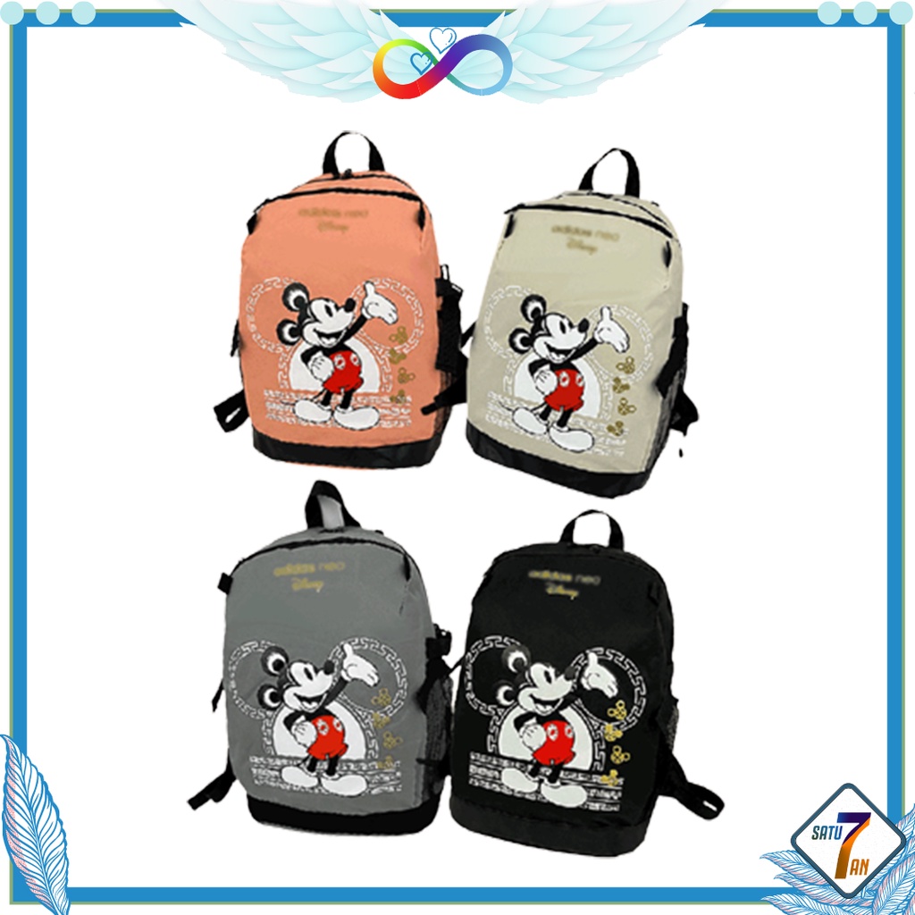 Satu7an T190 TAS RANSEL WANITA MOTIF KARTUN TAS PUNGGUNG CEWEK MULTIFUNGSI TERLARIS IMPORT COD