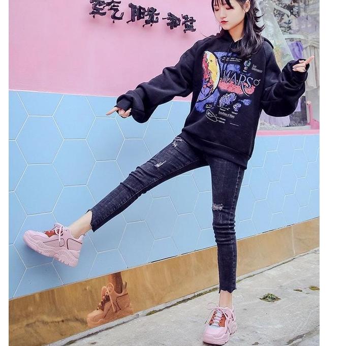 GRATIS ONGKIR RJS - Sepatu Wanita Sneakers Korea Import Casual Shoes Korean Style K09 | Sepatu Wanit