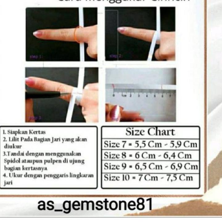 Modern.. Emban Cincin Ring |Titanium| kotak 8×10.