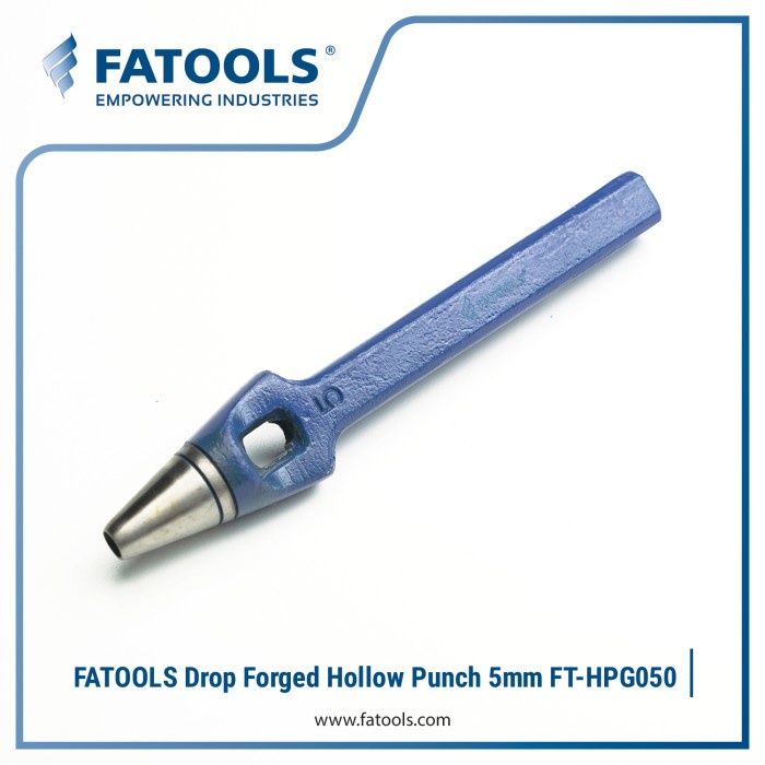

Produk Fatools Hpg050 - Drop Forged Hollow Punch 5Mm Hemat