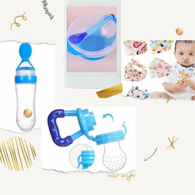 Terpercaya Perlengkapan Makan Bayi / Peralatan Makan Bayi Set / Alat Makan Bayi