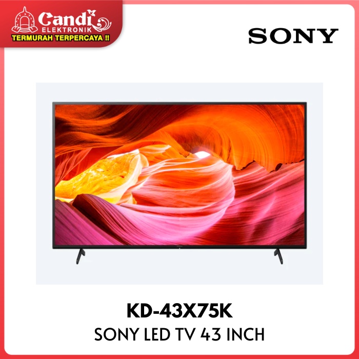 TV SONY BRAVIA 43 Inch KD-43X75K 4K HDR TV Smart TV  KD43X75K 43X75K