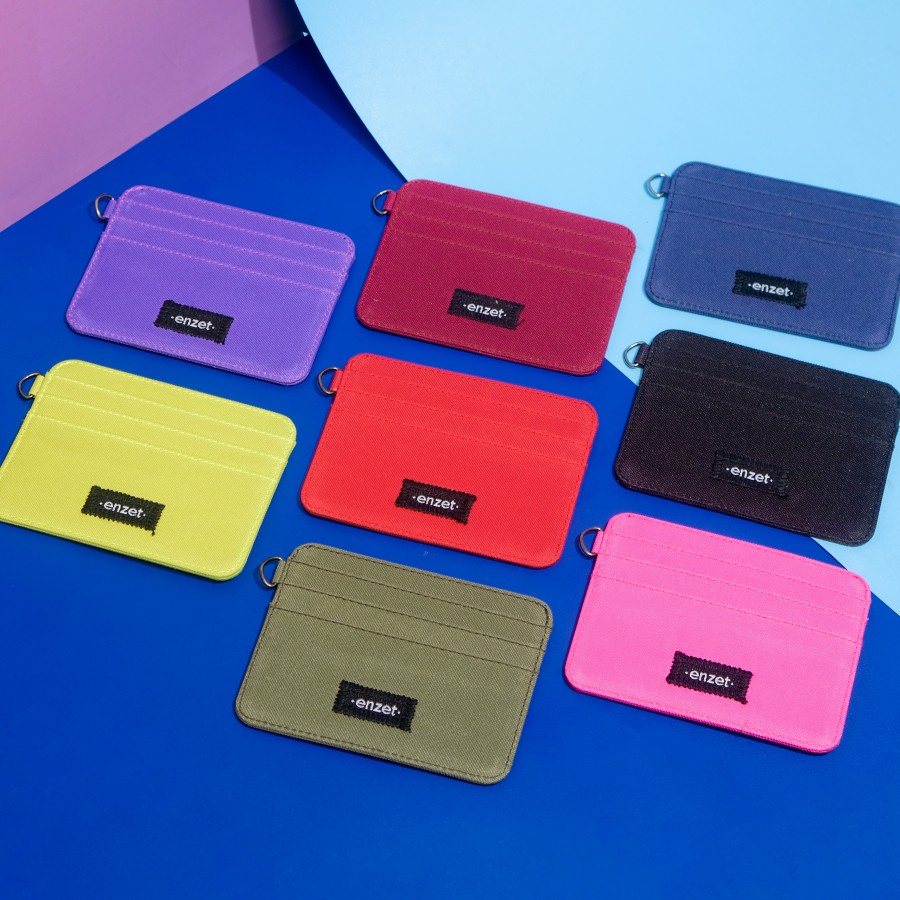 Dompet Kartu Tipis Mika Transparan PVC Simple Card Wallet Pria Wanita