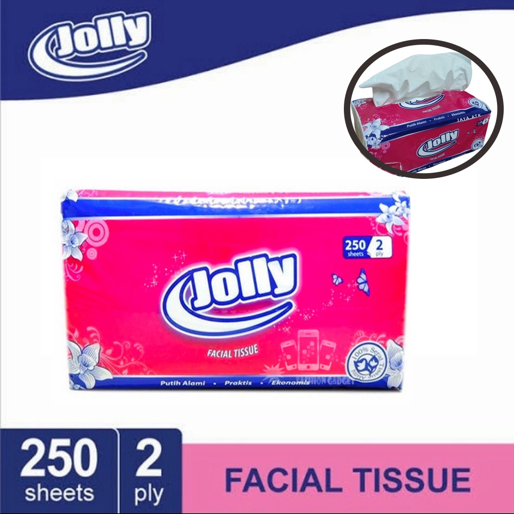 Tisu Tissue Jolly 250's 2ply Tisu Makan / Tisue Muka